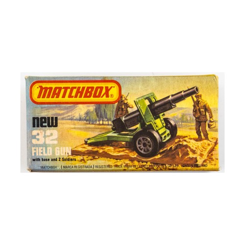 Matchbox model kit field gun - matchbox,