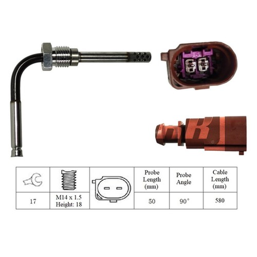 Exhaust temperature sensor - temperature,