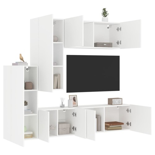 Wall unit white - tv, |