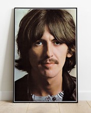George Harrison White Album The Beatles Photo / Poster Up to 36"
