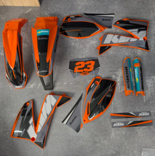 Plastics + Graphics KTM SXC LC4 1999-2007 620-660 Enduro Custom race number