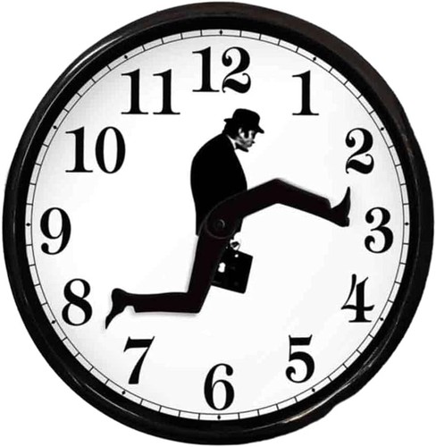 Wall clock ministry - clock, silly