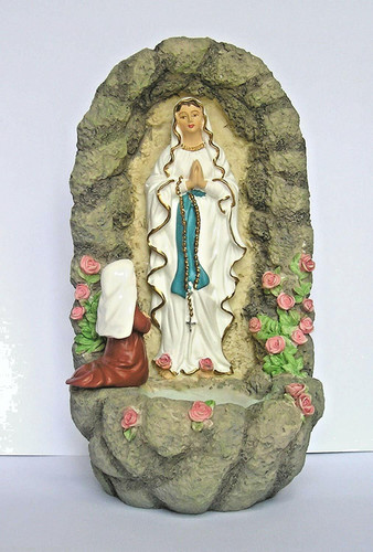 Our lady lourdes resin - our, holy