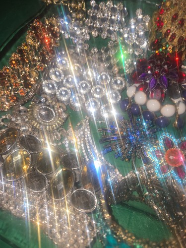 Vintage broken rhinestone - vintage,