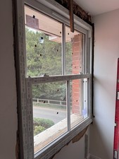 Box sash window Wood Grain