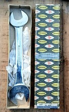 Large Vintage Bedford Spanner A/F Boxed Good Condition Made In Sheffield England