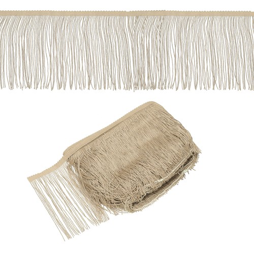 Light beige fringe trim 10 - fringe, trim,