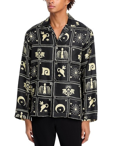 Nanushka jelmer silk - silk, long