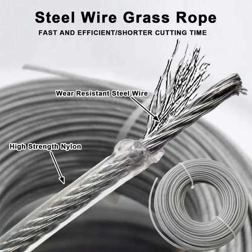 Garden strimmer line steel - strimmer,