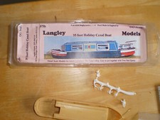 LANGLEY MODELS OO 35 FOOT HOLIDAY CANAL BOAT #F5b MODEL KIT NEW OLD STOCK