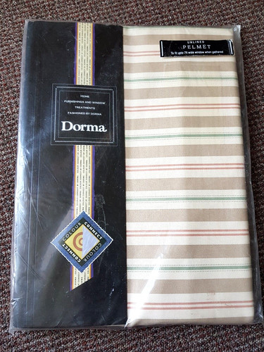 Dorma striped unlined pelmet - dorma,