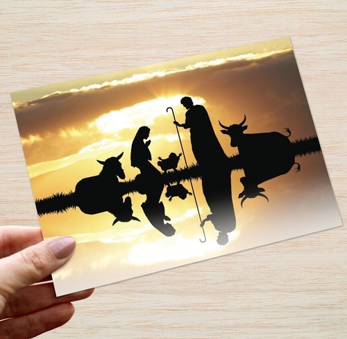 Religious christmas cards - christmas, &