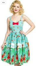 Lindy Bop Misty Teal Tiki