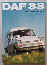 Daf 33 Van Combi Pick-Up Brochure c.1970