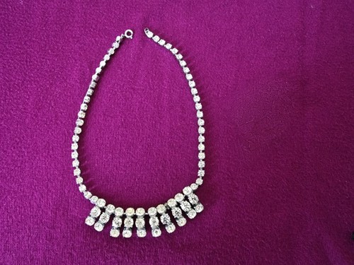 Vintage diamate paste - vintage, necklace