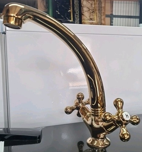 Victorian golden taps - golden,