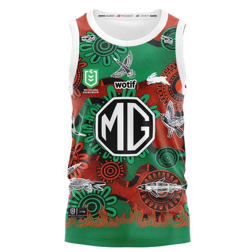 Rugby men singlet nrl south - men's,