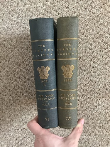 The york breviary - breviary, volumes