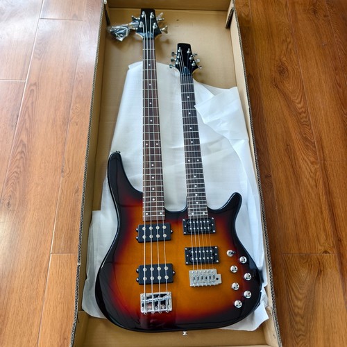 Double neck electric guitar - double,