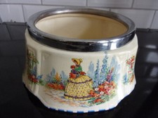 Vintage Art Deco Coronet Ware Large Fruit Bowl Parrott & Company England A/C6