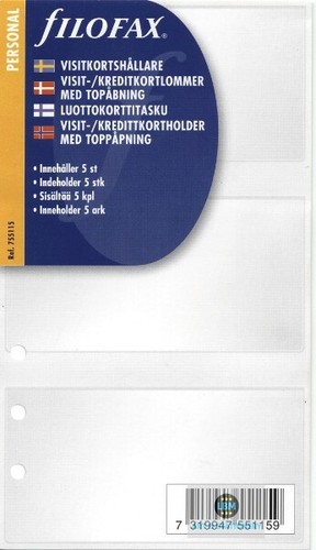 Filofax personal size business - filofax,