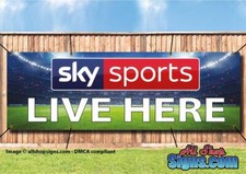 SKY SPORTS  LIVE  HERE BANNER
