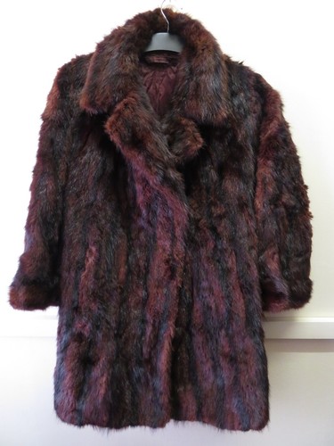 Vintage dyed musquash fur - dyed,