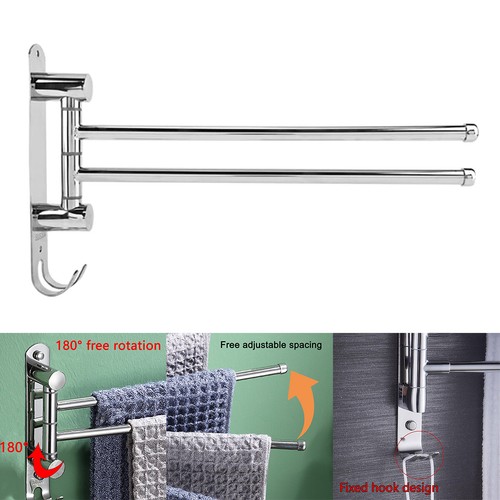 Stainless steel swivel towel - stainless,