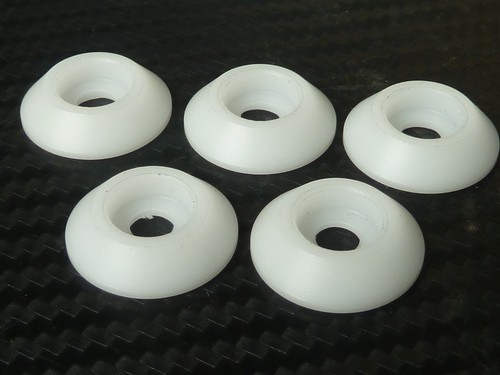 Acetal plastic taper cone - m6,