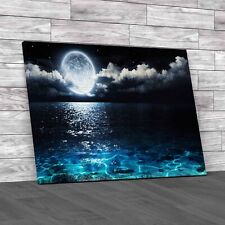 Romantic Full Moon Sea Scenic