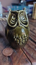 Vintage Owl Ornament Ceramic