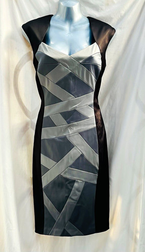 Sangria black silver satin - black,