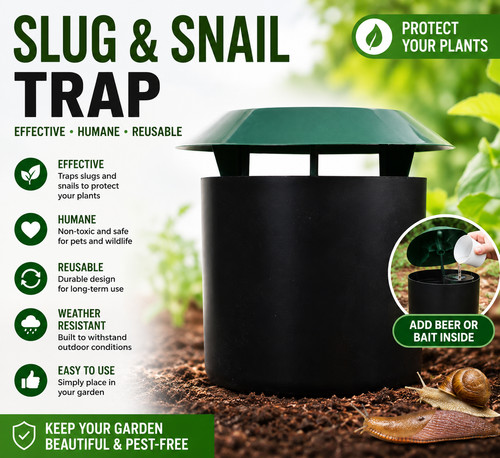 Slug snail beer traps - snail,