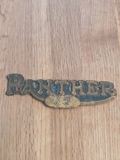 Panther Petrol Tank Badge Emblem fuel classic motorcycle 75 