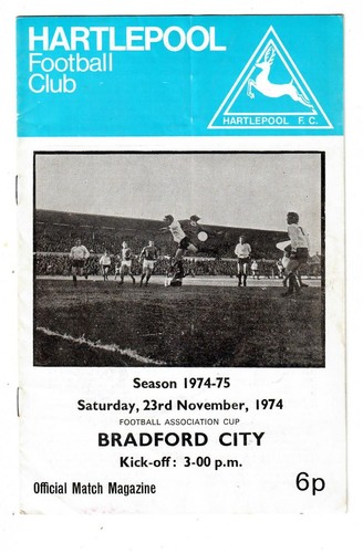 Hartlepool 1974 home - -, 1974-75