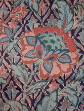 Vtg RECTELLA Printed Cotton