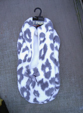 WHITE GREY LEOPARD PRINT