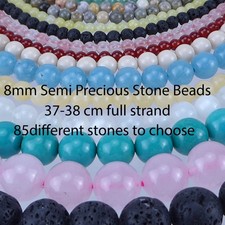 8mm semi precious - 8mm, gemstone