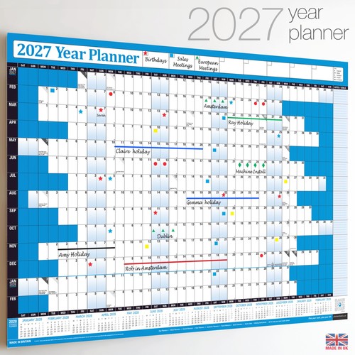 2027 wall calendar year - wall,