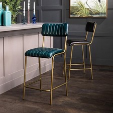 Diner Bar Stool Blue Real