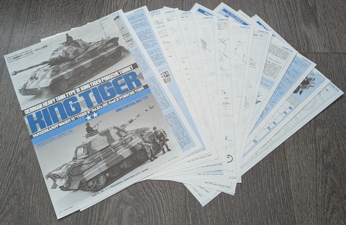 Tamiya king tiger porsche - 1/16,