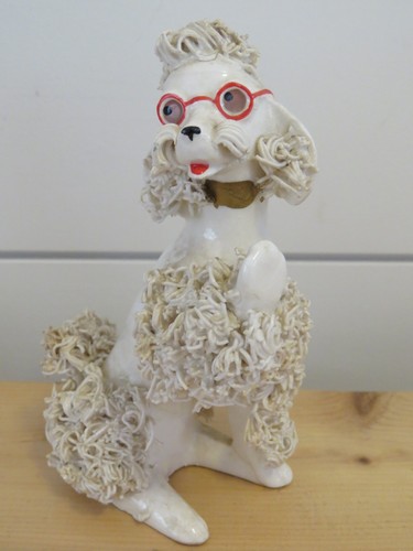Vintage white spaghetti poodle - vintage,