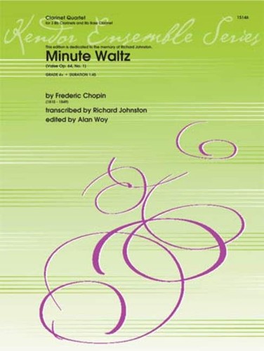 Minute waltz score and - op.,