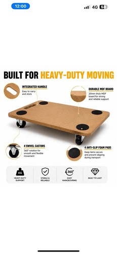 Heavy duty dolly trolley - heavy,