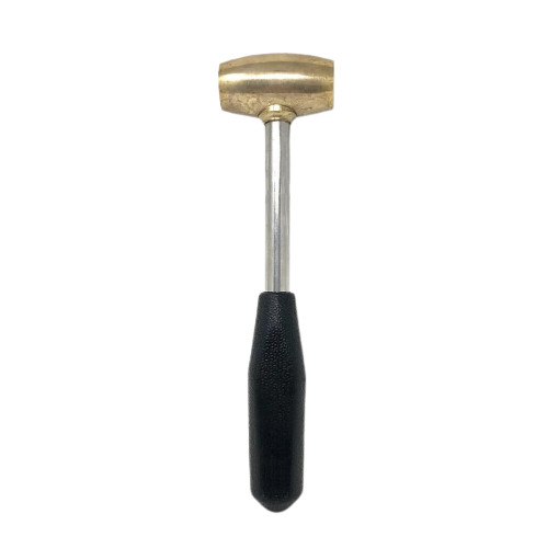 Brass plated hammer mallet - plated,