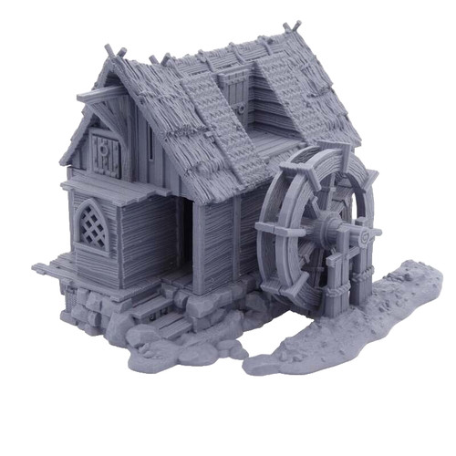 Fantasy watermill the frost - fantasy,
