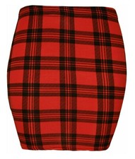 Womens Printed Mini Skirt