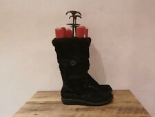 Earth Spirit Ladies/Women Black Faux Suede Zipped Boots UK (6) EU (39) OLS-BT080