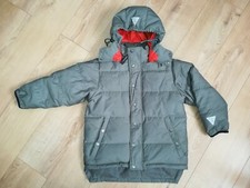 Deadstock Kids Feather Down SHARPEYE Hooded Padded Coat VGC Windproof M 8-10y