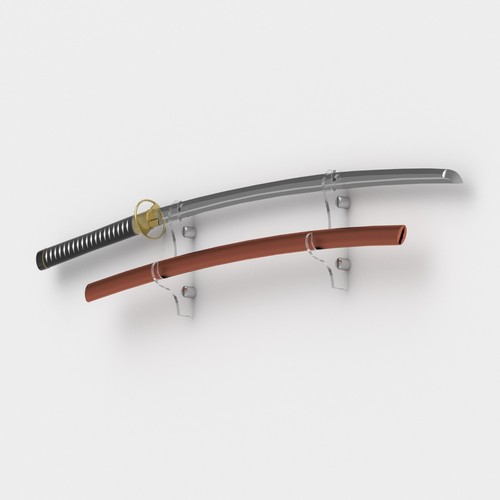 Premium katana scabbard wall - premium, &